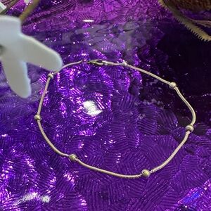 Vintage sterling silver Beaded Bracelet